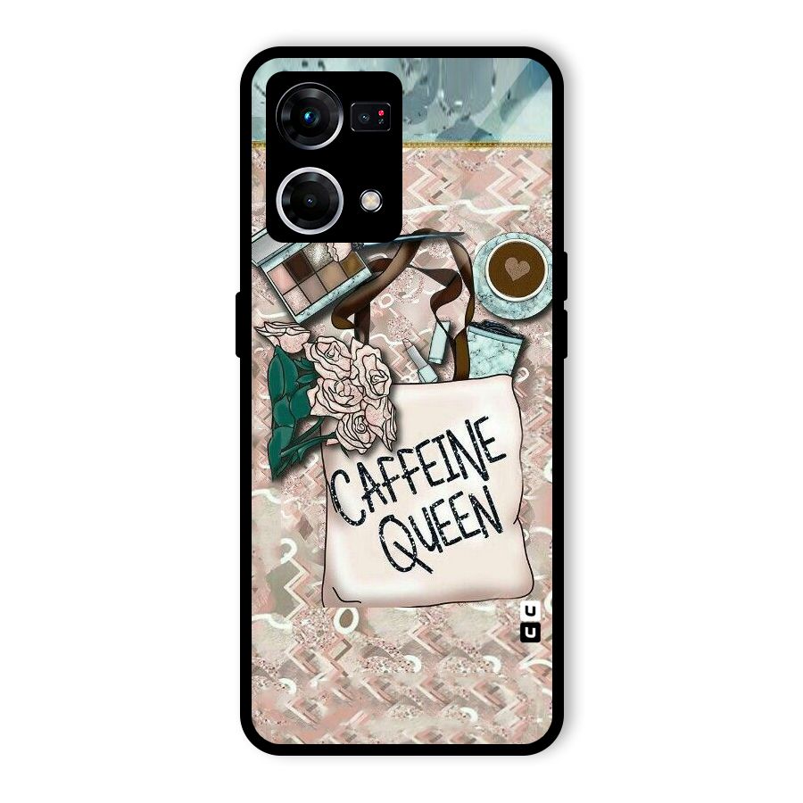 Caffeine Queen Glass Back Case for Oppo F21s Pro 4G