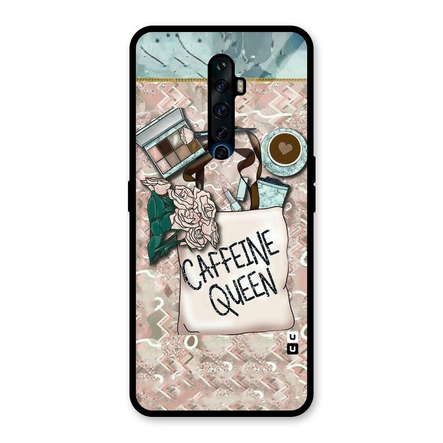 Caffeine Queen Glass Back Case for Oppo Reno2 F