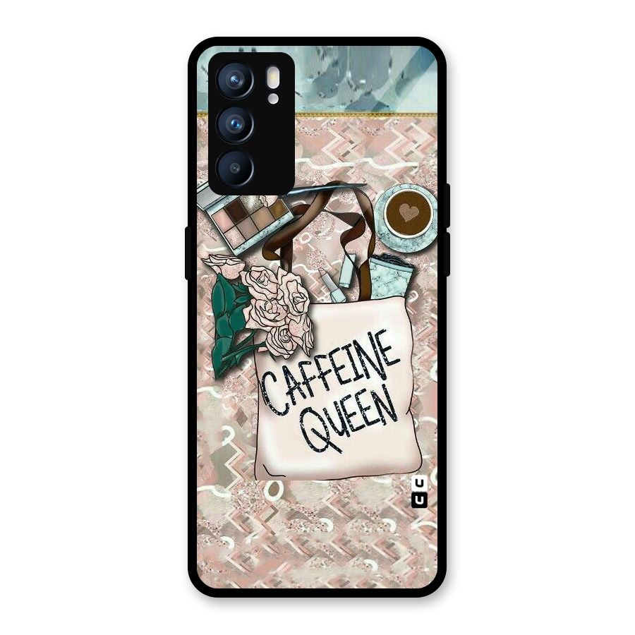 Caffeine Queen Glass Back Case for Oppo Reno6 5G
