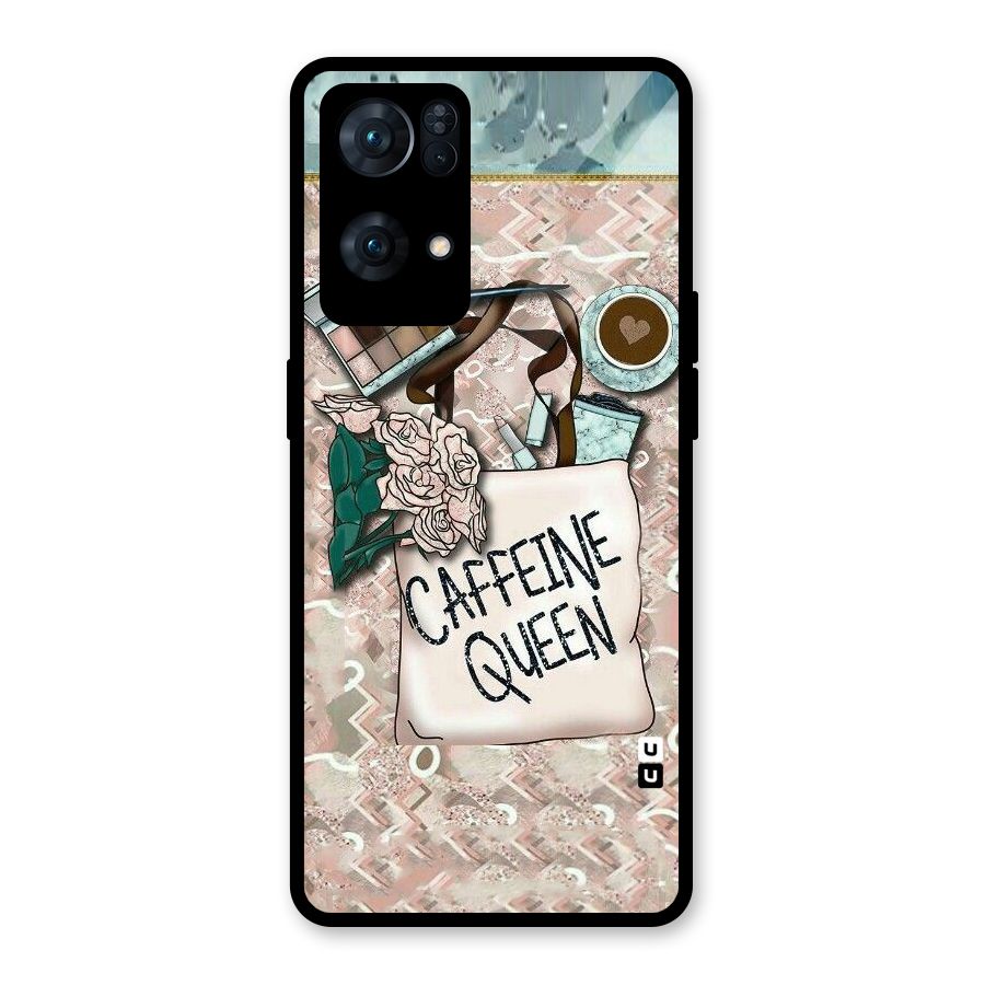 Caffeine Queen Glass Back Case for Oppo Reno7 Pro 5G