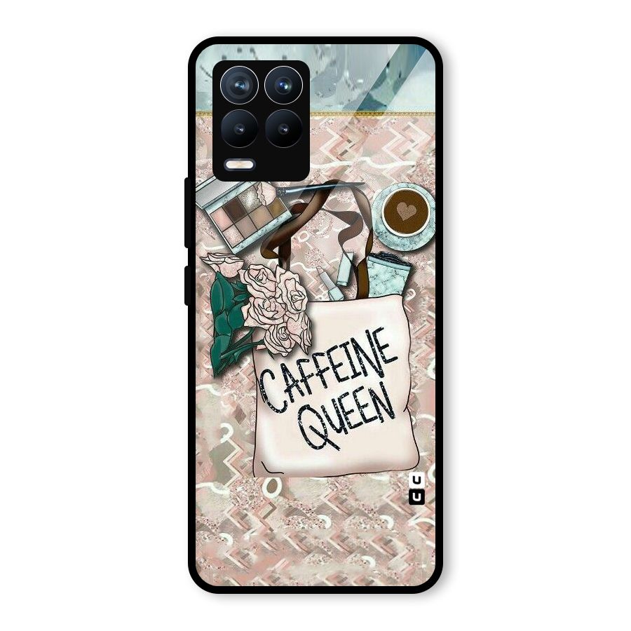 Caffeine Queen Glass Back Case for Realme 8