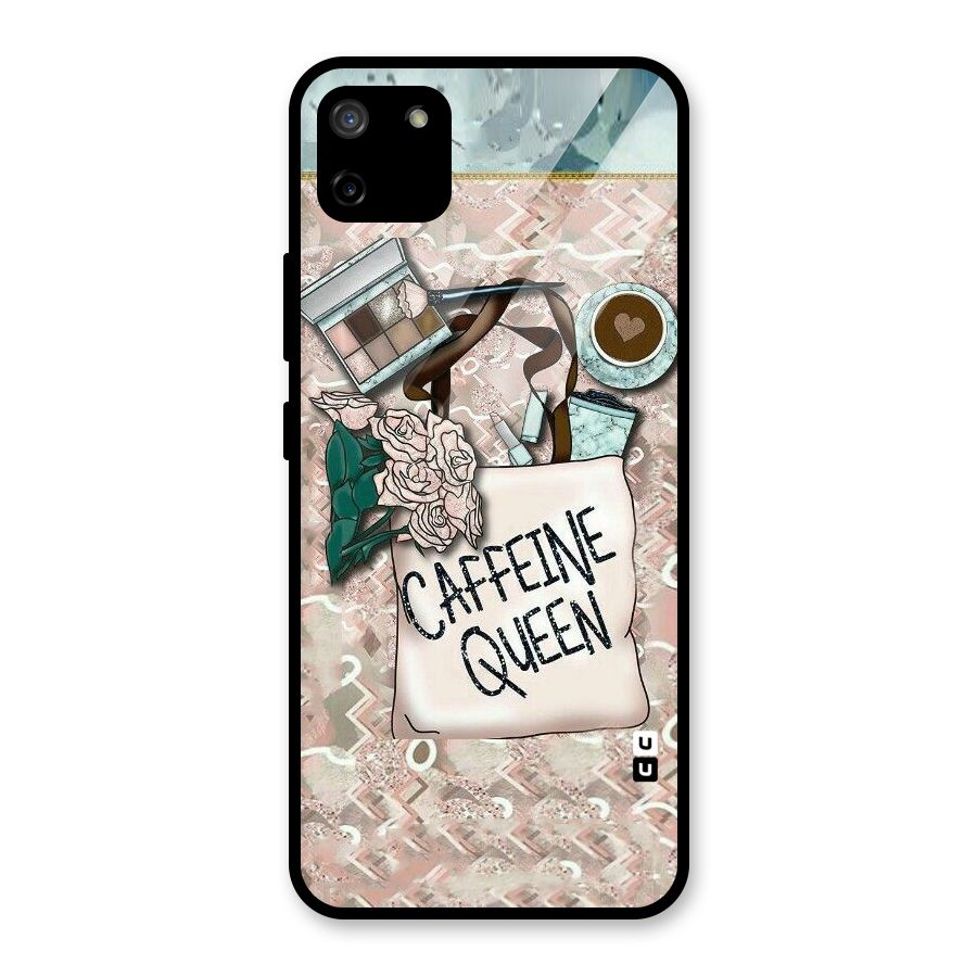 Caffeine Queen Glass Back Case for Realme C11