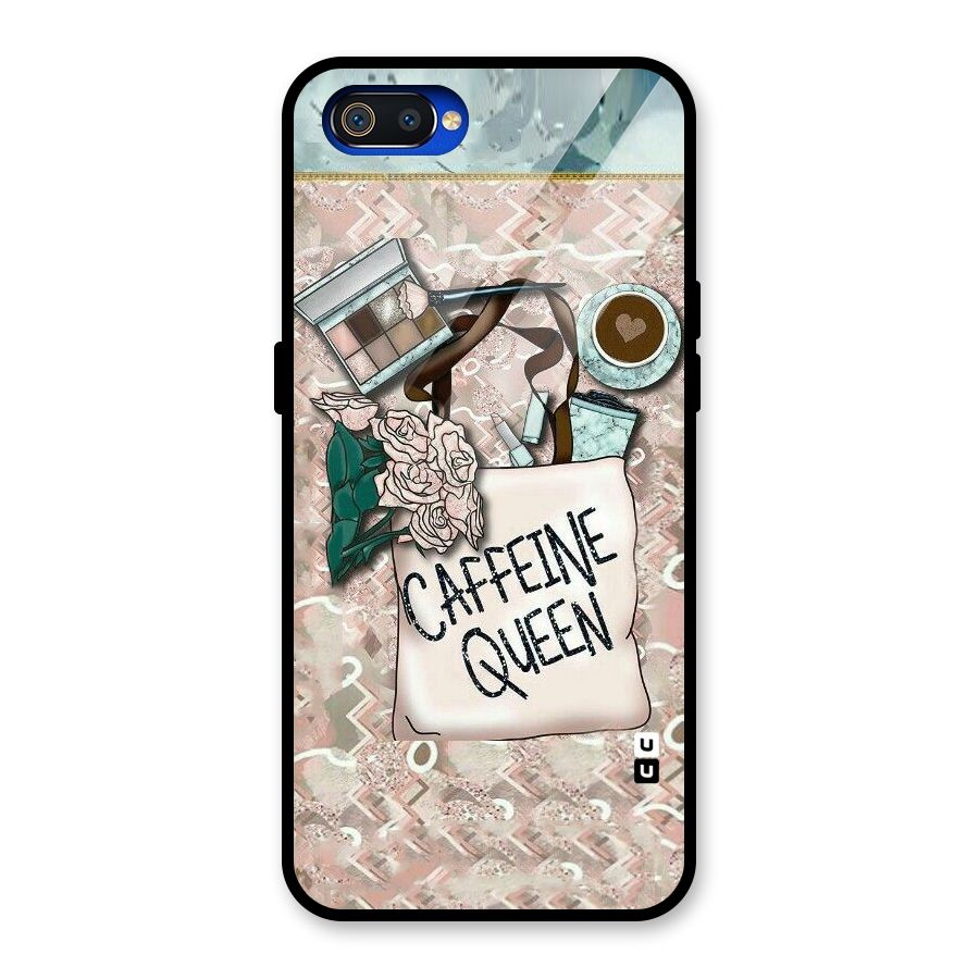 Caffeine Queen Glass Back Case for Realme C2
