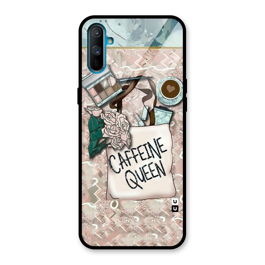 Caffeine Queen Glass Back Case for Realme C3