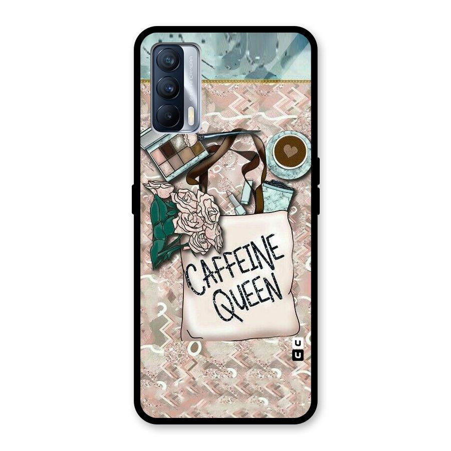 Caffeine Queen Glass Back Case for Realme X7