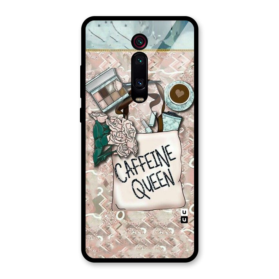 Caffeine Queen Glass Back Case for Redmi K20