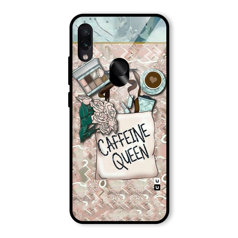 Caffeine Queen Glass Back Case for Redmi Note 7 Pro