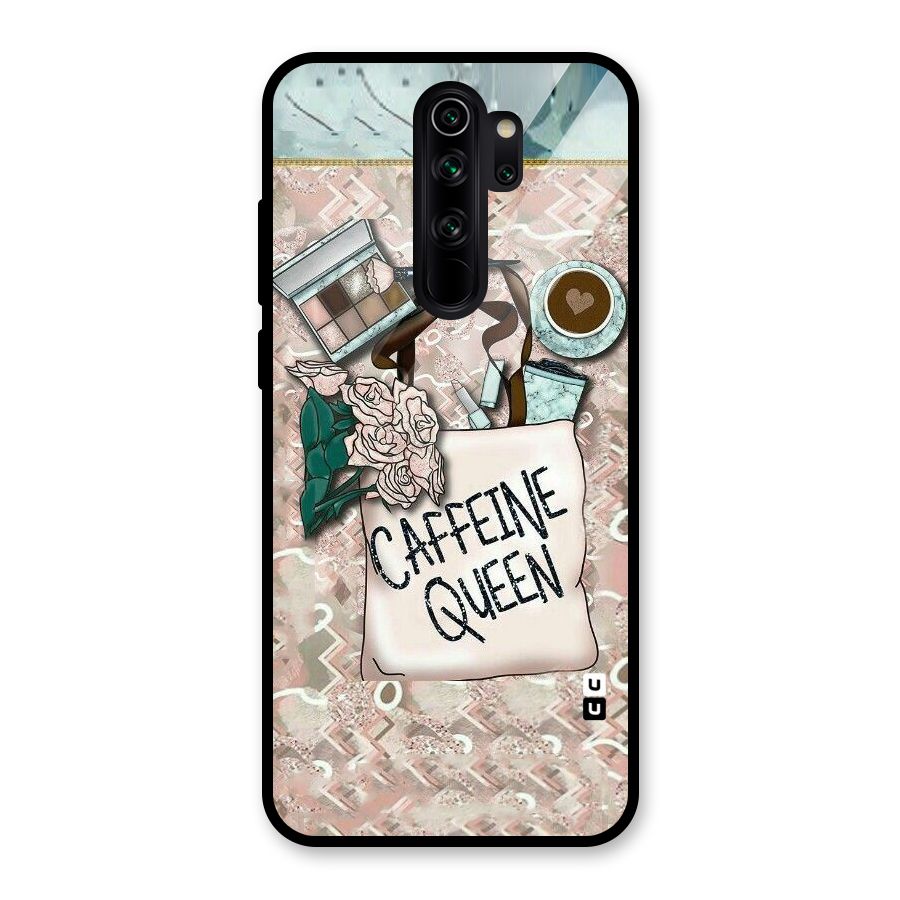Caffeine Queen Glass Back Case for Redmi Note 8 Pro