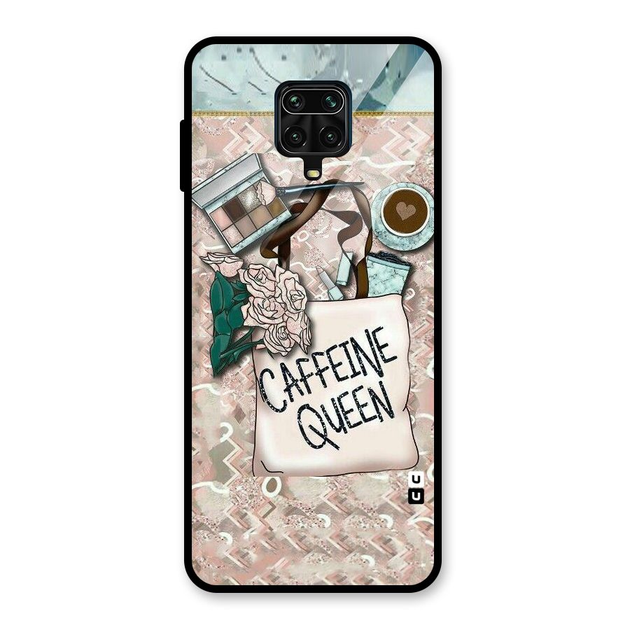 Caffeine Queen Glass Back Case for Redmi Note 9 Pro
