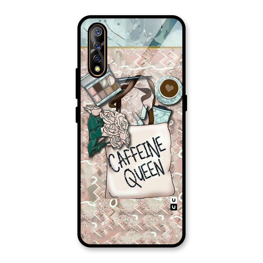 Caffeine Queen Glass Back Case for Vivo S1