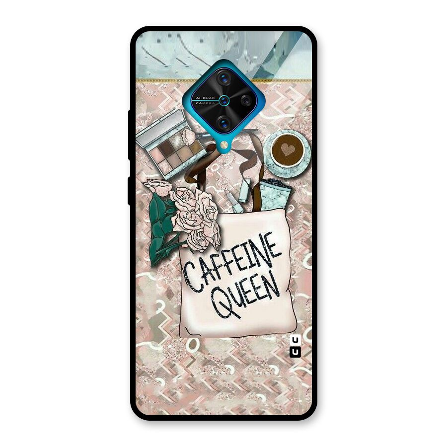 Caffeine Queen Glass Back Case for Vivo S1 Pro