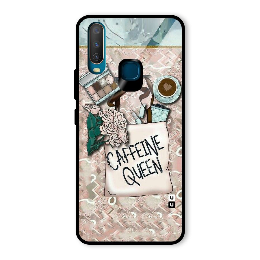 Caffeine Queen Glass Back Case for Vivo U10