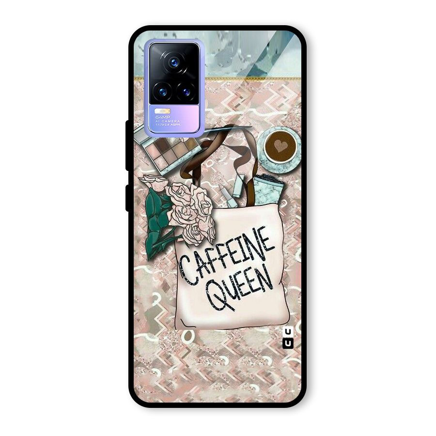 Caffeine Queen Glass Back Case for Vivo Y73