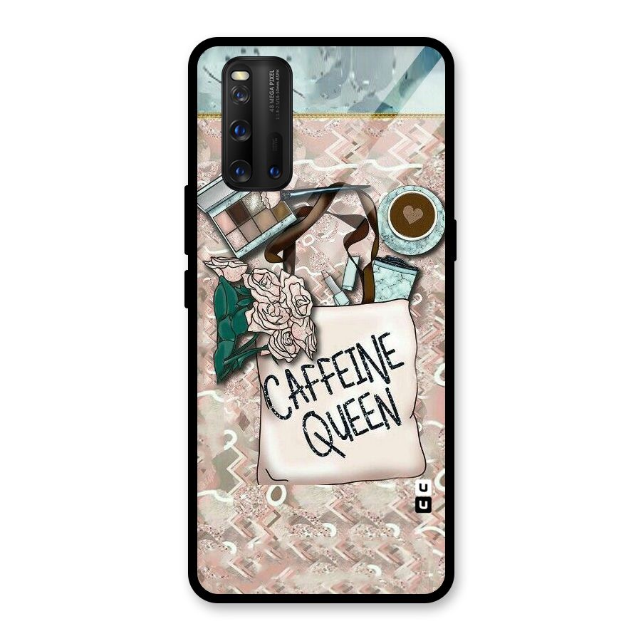 Caffeine Queen Glass Back Case for Vivo iQOO 3