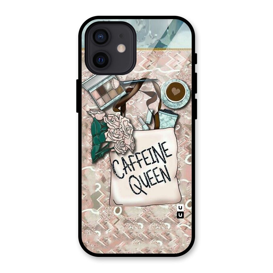 Caffeine Queen Glass Back Case for iPhone 12