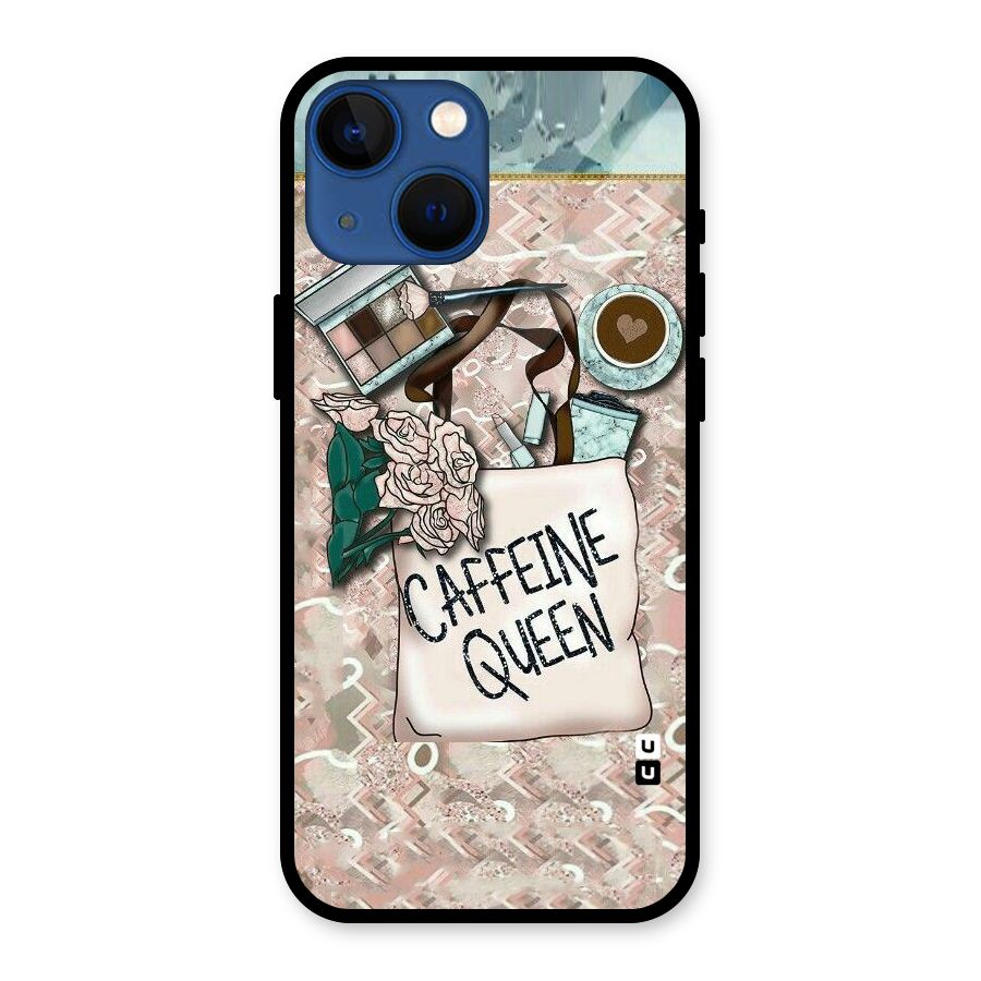 Caffeine Queen Glass Back Case for iPhone 13 Mini