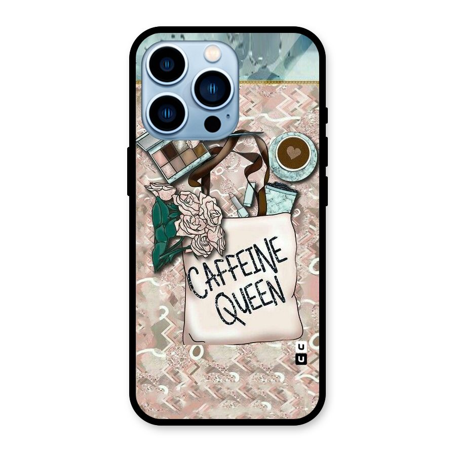 Caffeine Queen Glass Back Case for iPhone 13 Pro