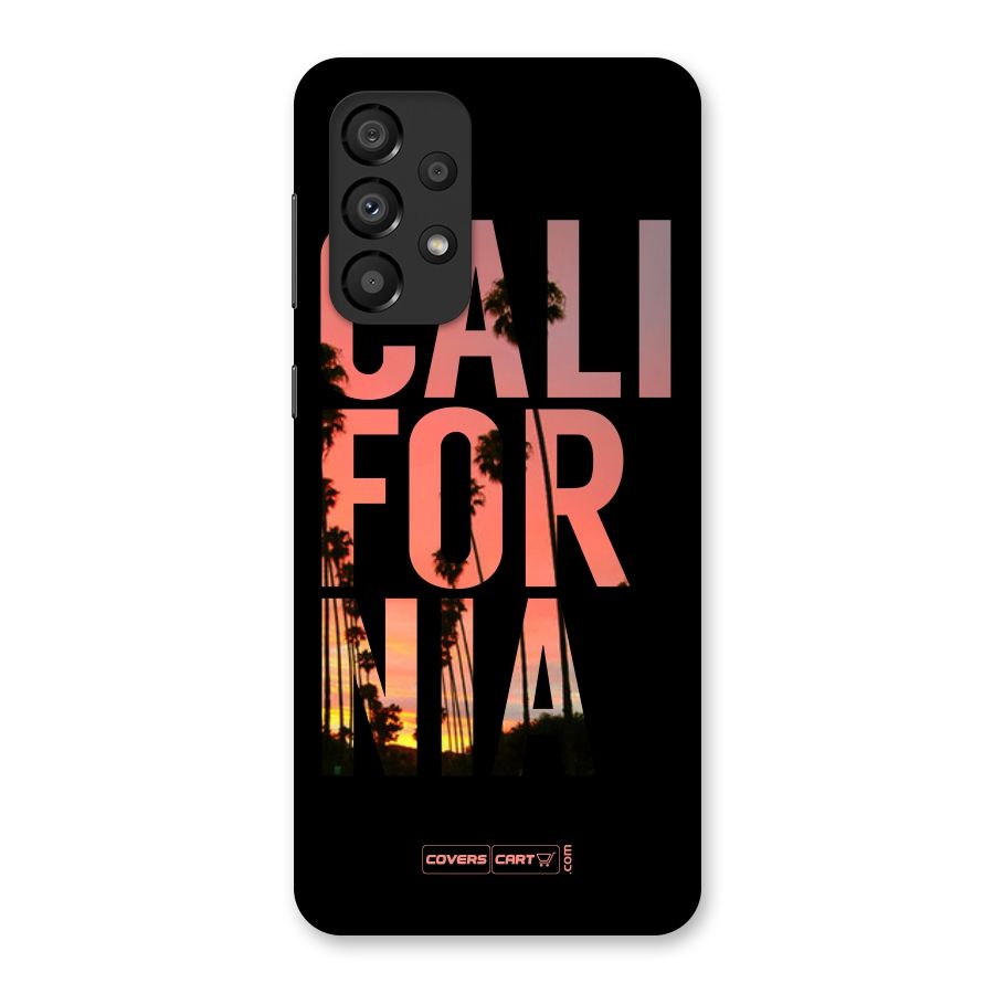 California Back Case for Galaxy A33 5G