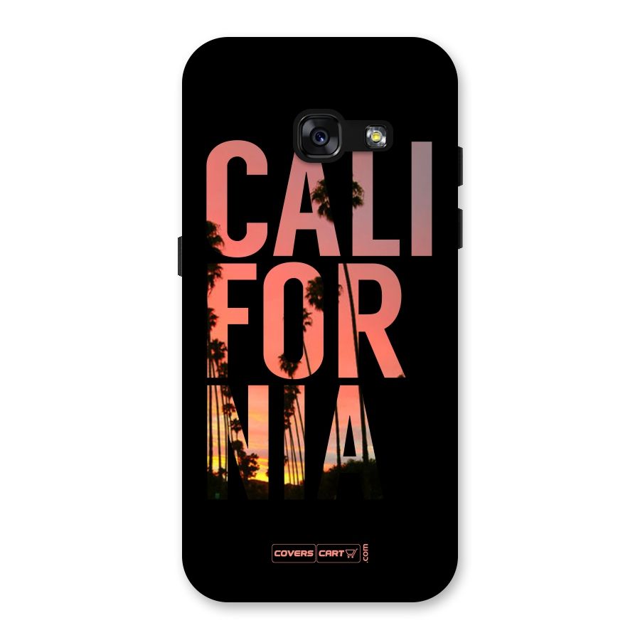 California Back Case for Galaxy A3 (2017)