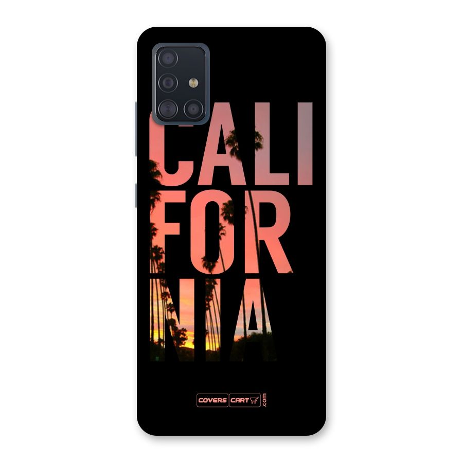 California Back Case for Galaxy A51