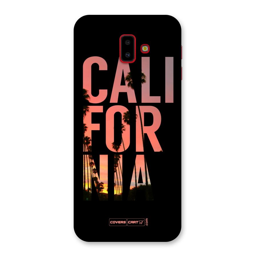 California Back Case for Galaxy J6 Plus