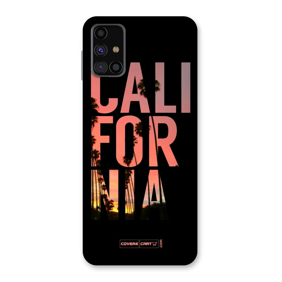 California Back Case for Galaxy M31s