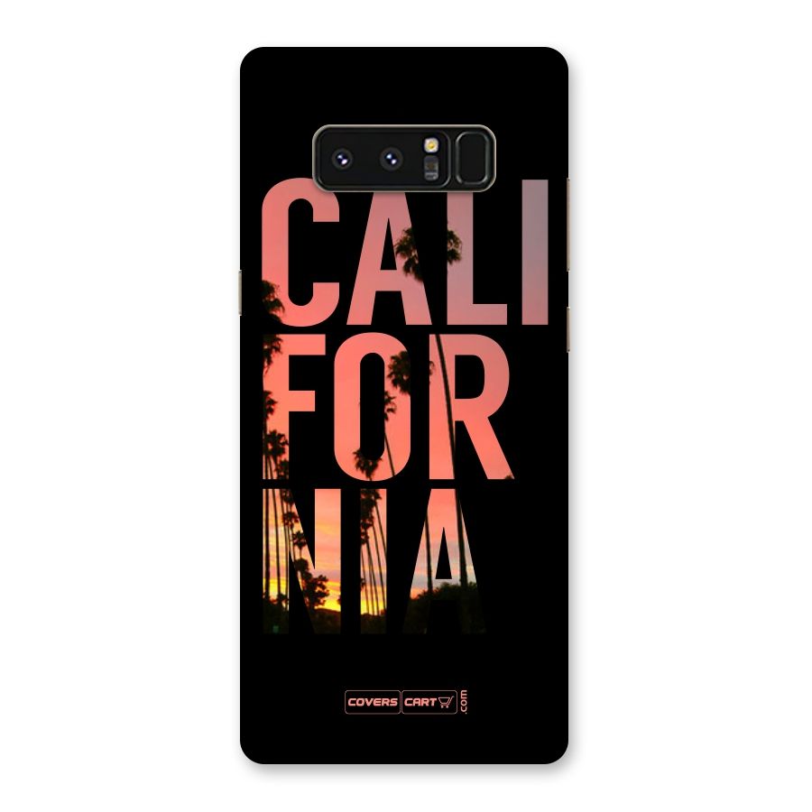 California Back Case for Galaxy Note 8