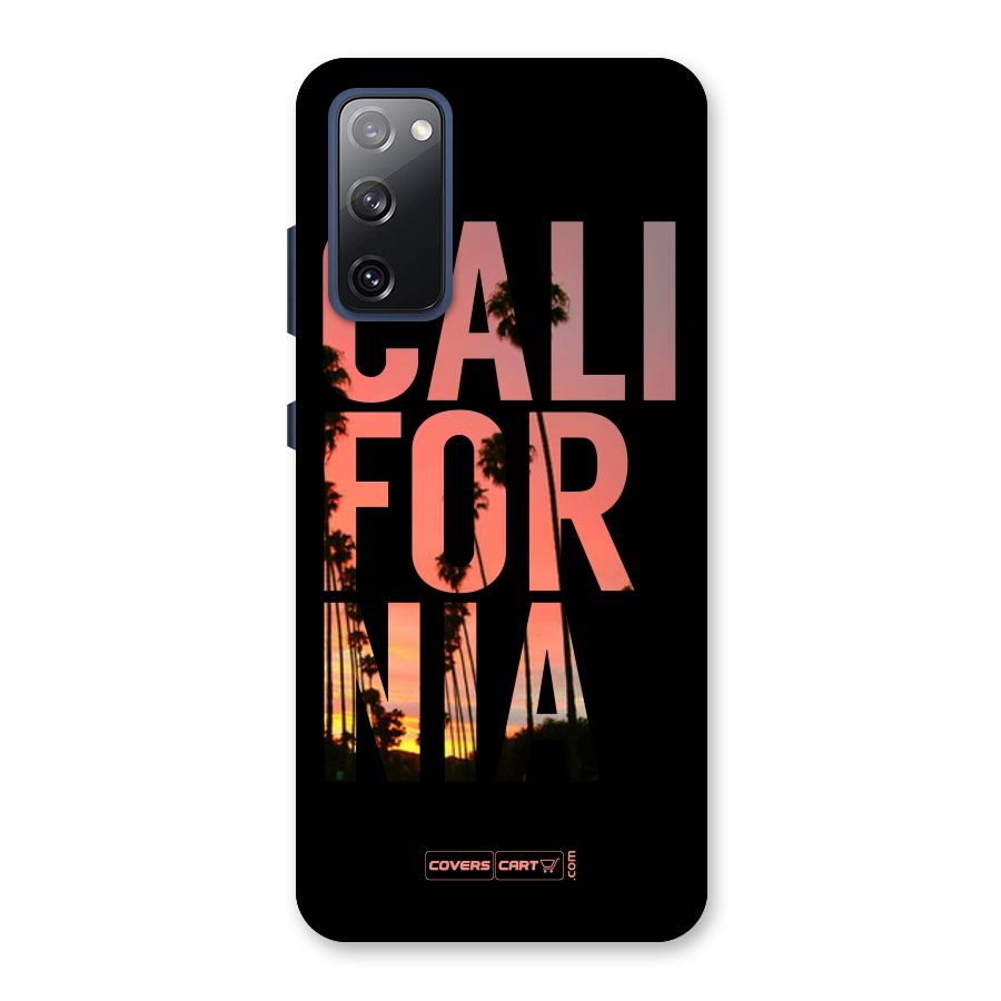 California Back Case for Galaxy S20 FE