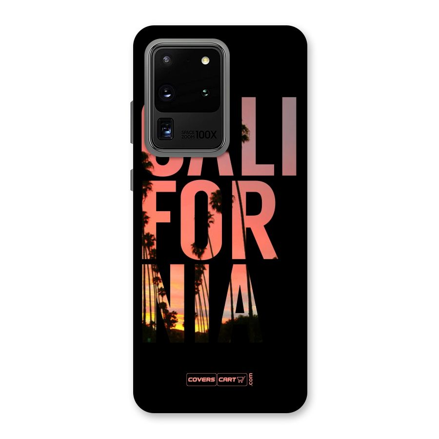 California Back Case for Galaxy S20 Ultra