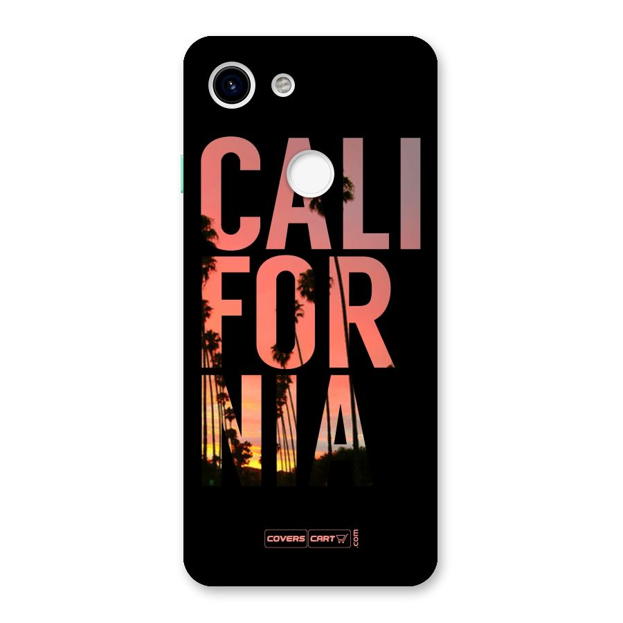California Back Case for Google Pixel 3