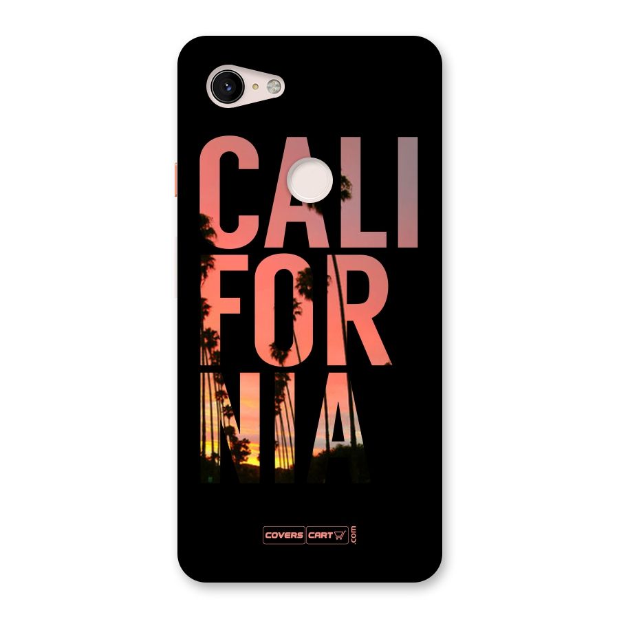 California Back Case for Google Pixel 3 XL