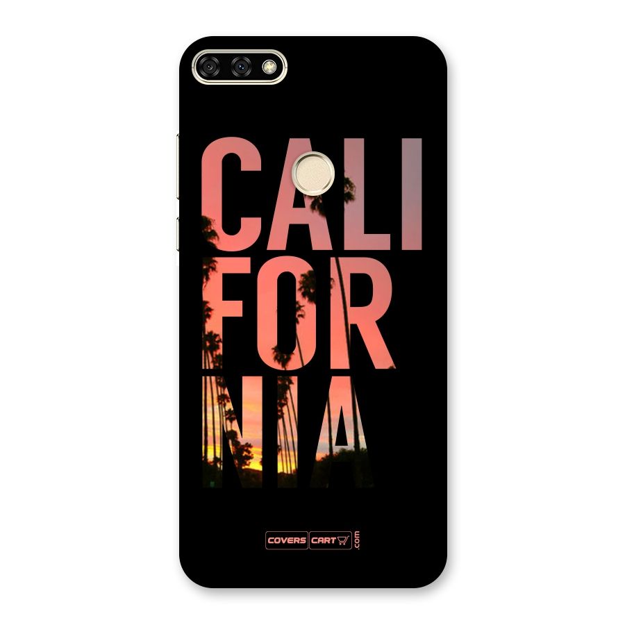 California Back Case for Honor 7A