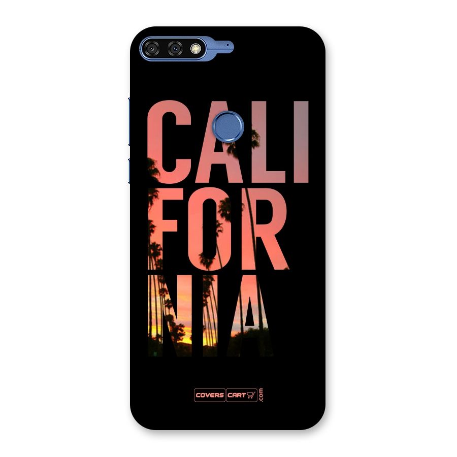 California Back Case for Honor 7C