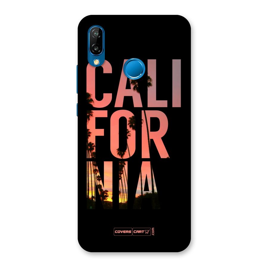 California Back Case for Huawei P20 Lite