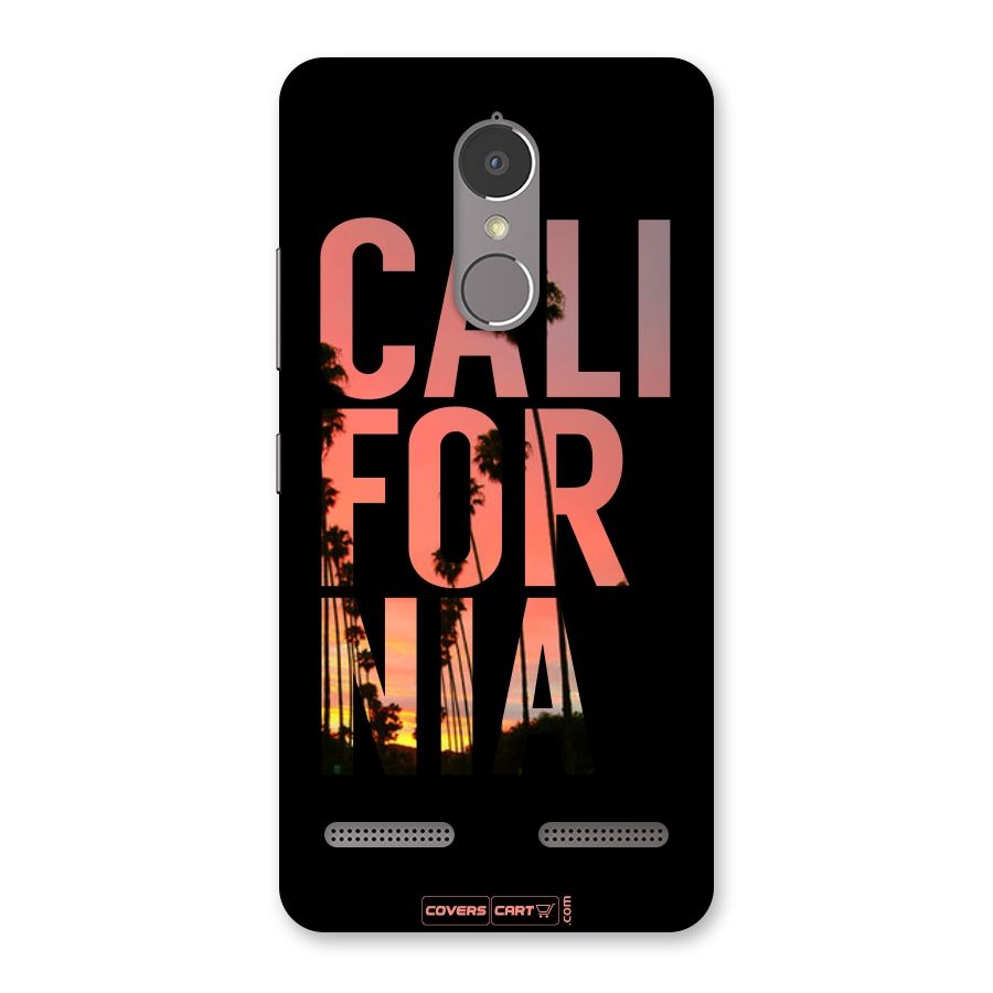 California Back Case for Lenovo K6 Power