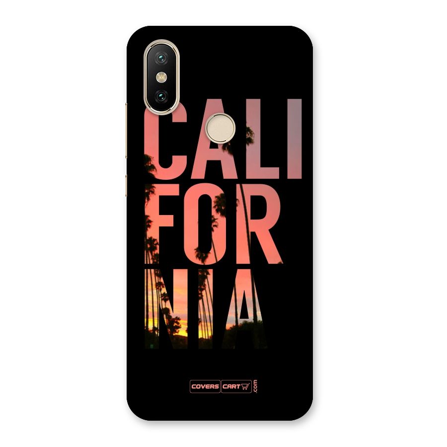 California Back Case for Mi A2