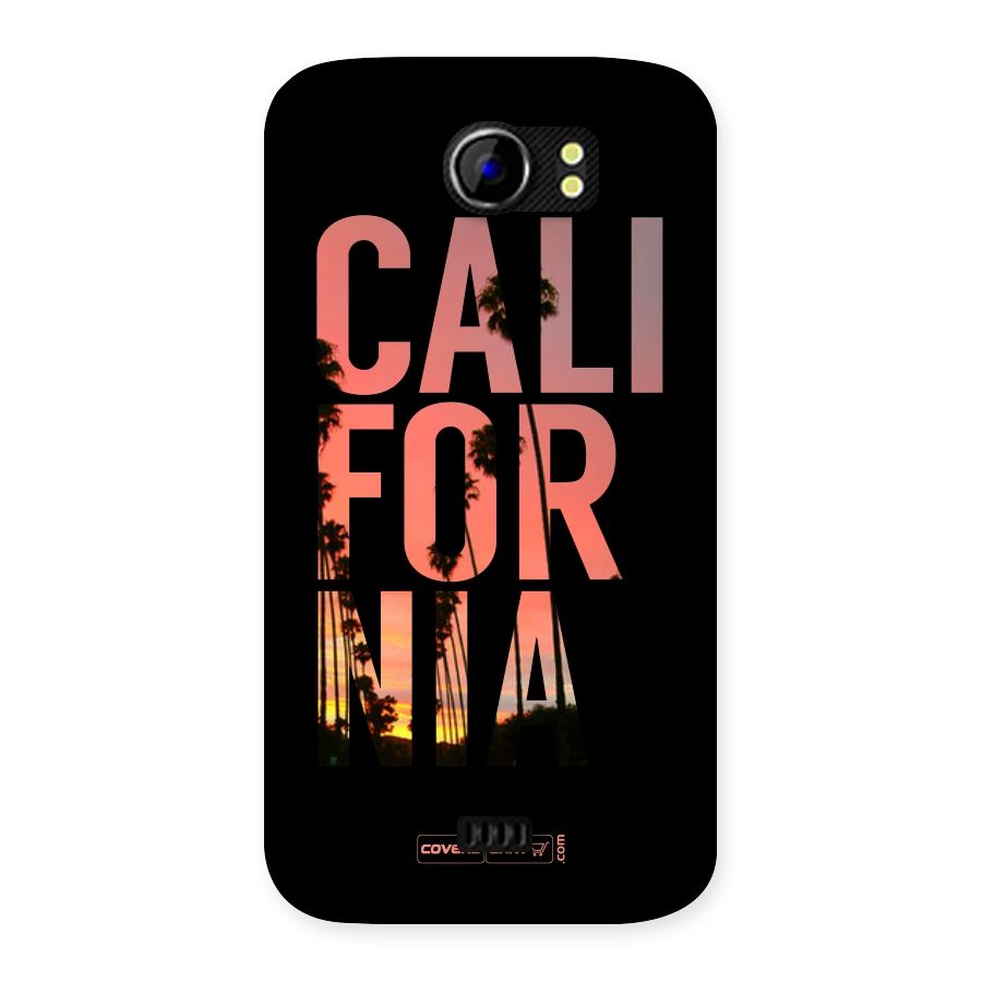 California Back Case for Micromax Canvas 2 A110