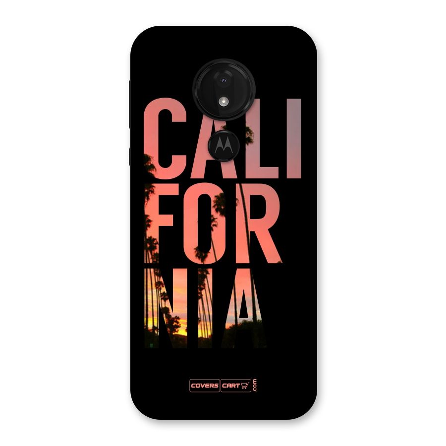 California Back Case for Moto G7 Power