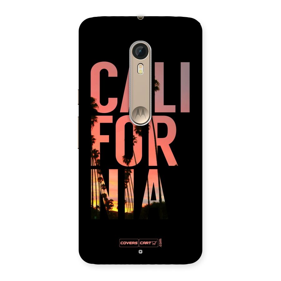 California Back Case for Motorola Moto X Style