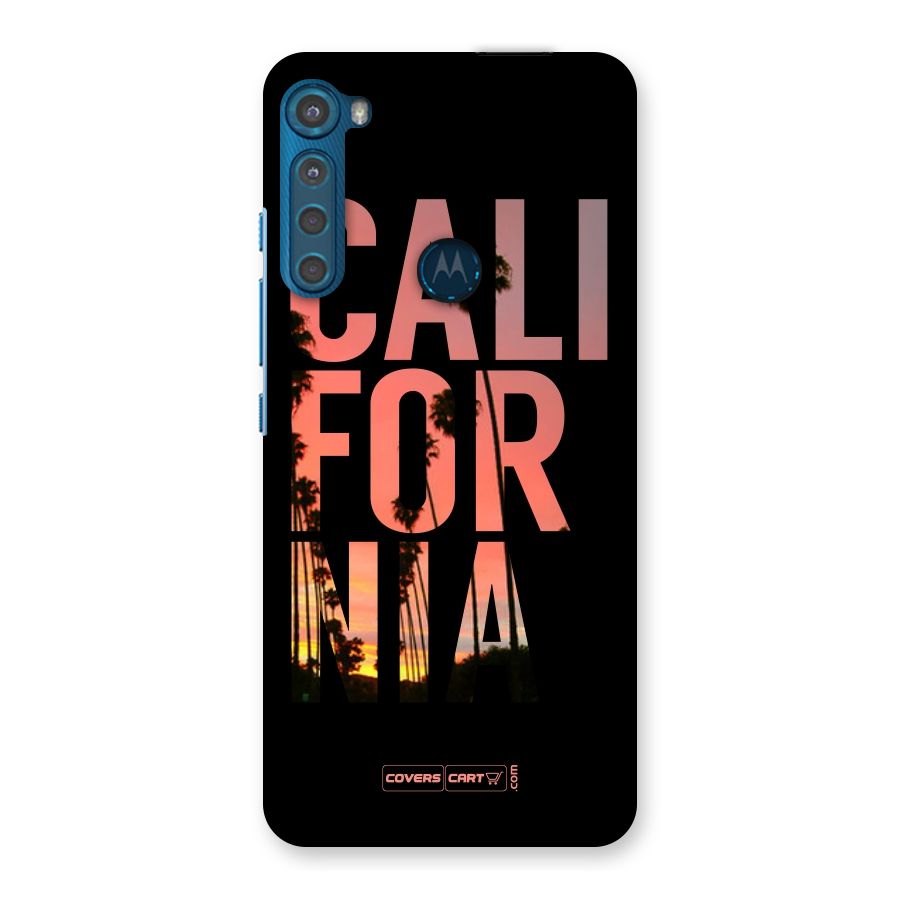 California Back Case for Motorola One Fusion Plus