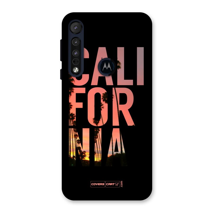 California Back Case for Motorola One Macro