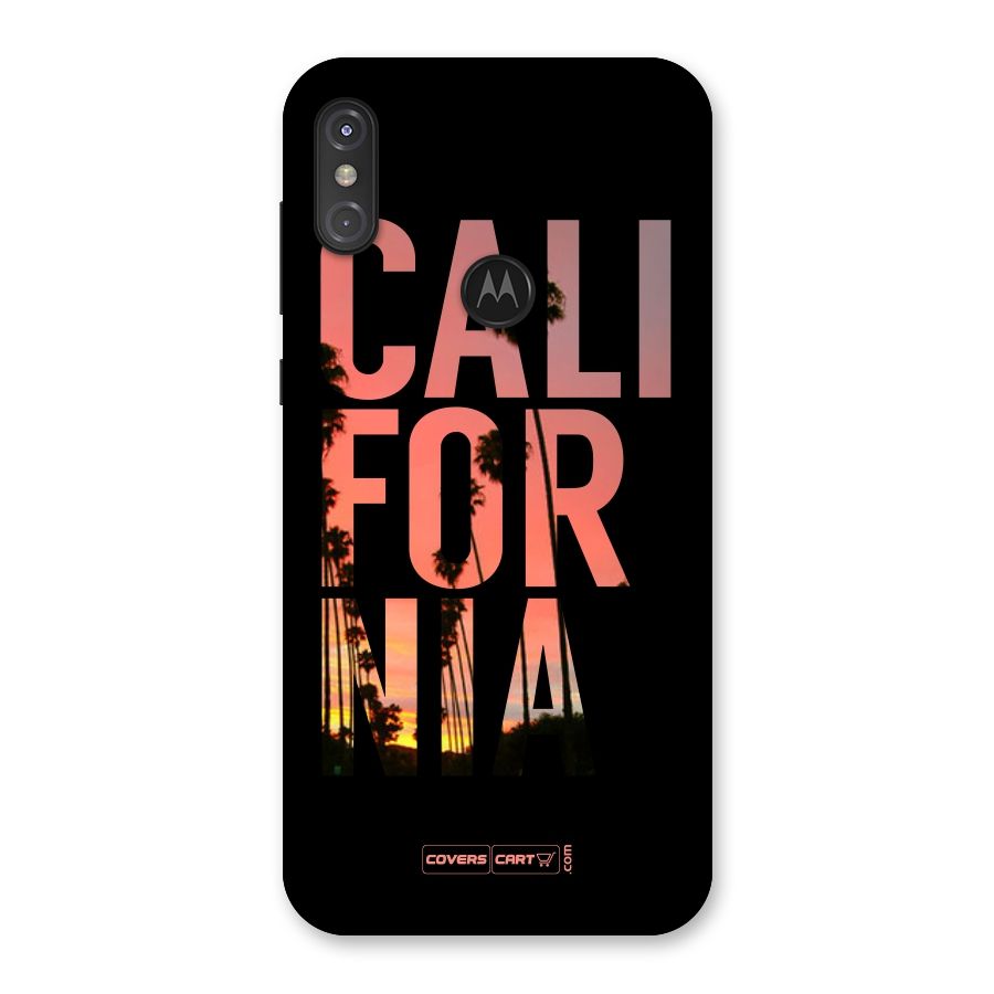 California Back Case for Motorola One Power