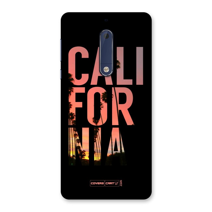 California Back Case for Nokia 5