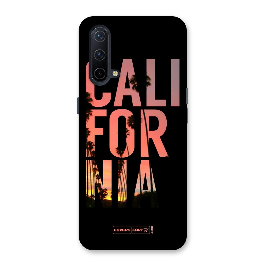 California Back Case for OnePlus Nord CE 5G