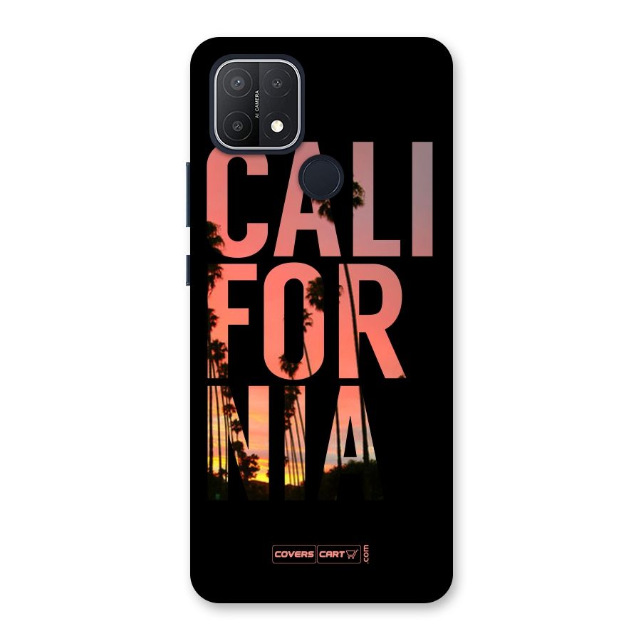 California Back Case for Oppo A15s