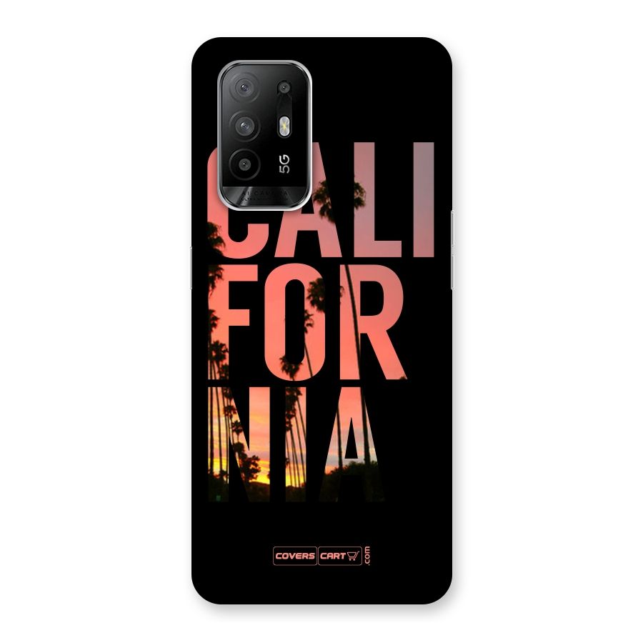California Back Case for Oppo F19 Pro Plus 5G