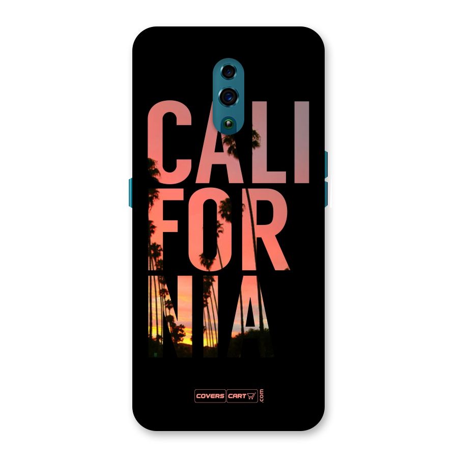 California Back Case for Oppo Reno