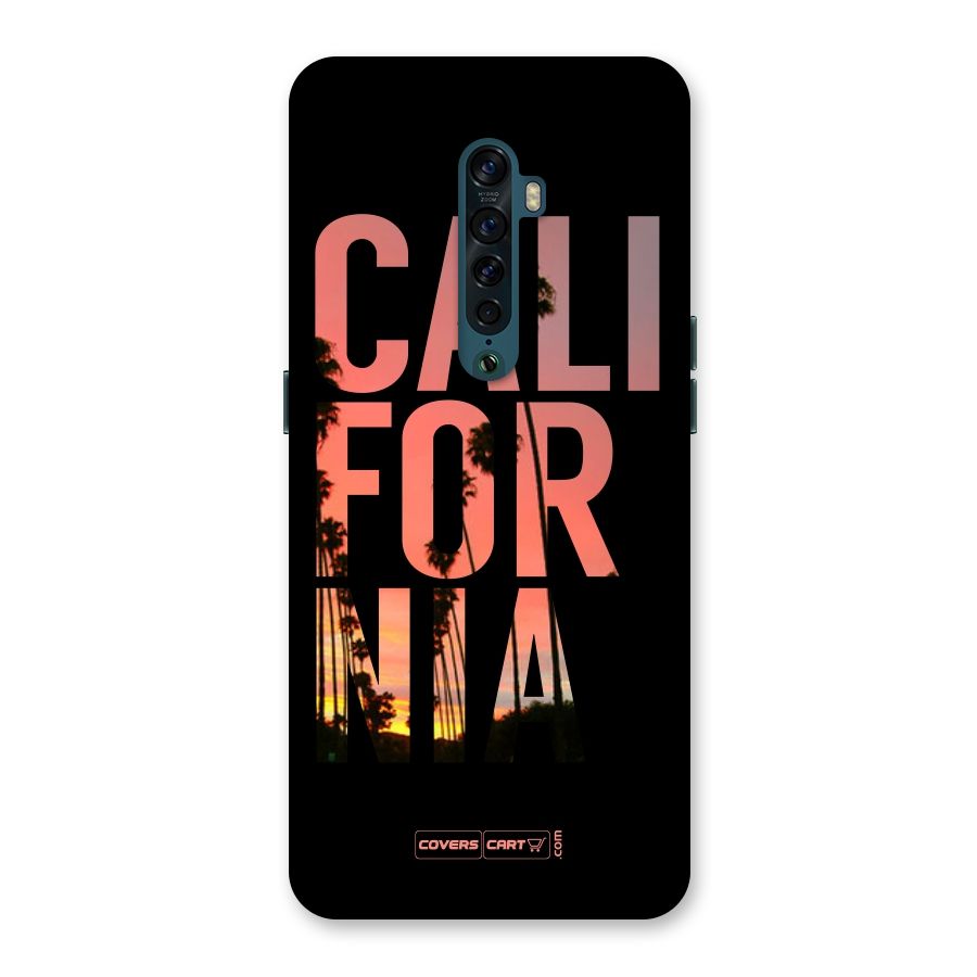 California Back Case for Oppo Reno2