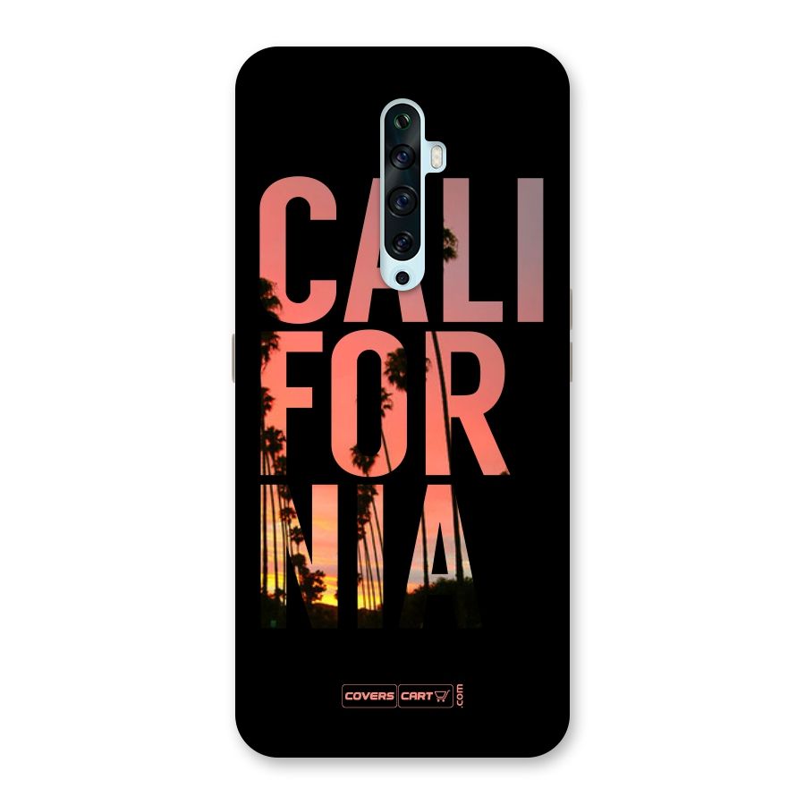California Back Case for Oppo Reno2 F