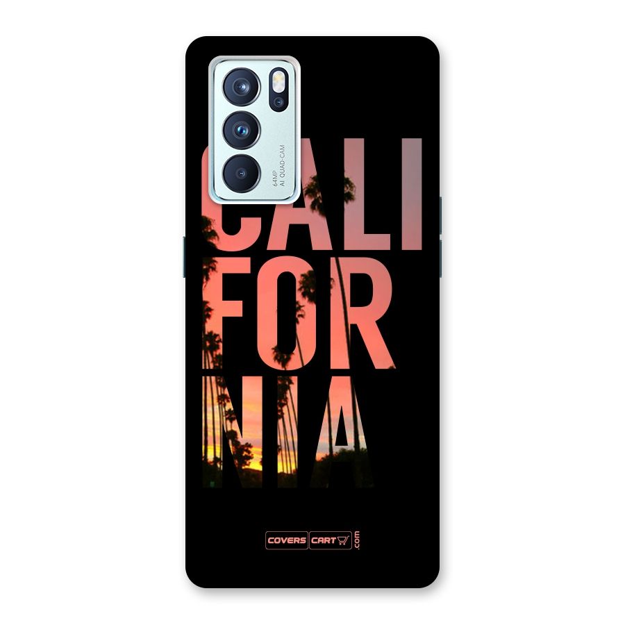 California Back Case for Oppo Reno6 Pro 5G